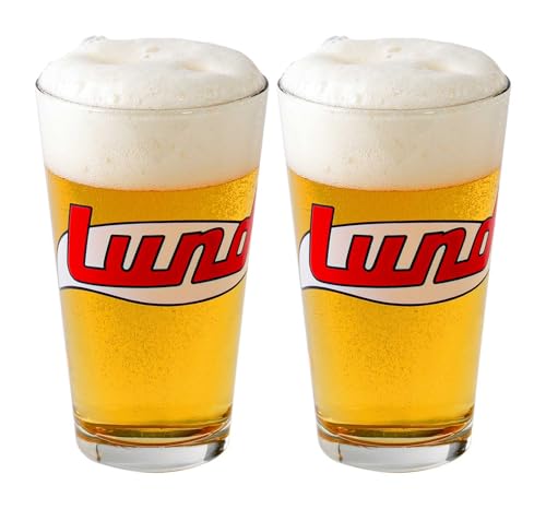 Set de 2 vasos Lund Retro 16 oz miniatura 2