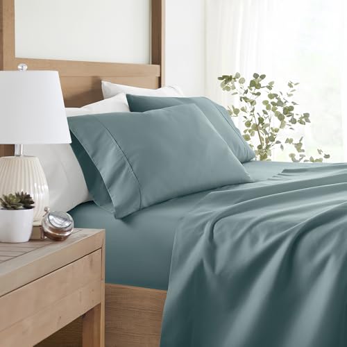LINENS & HUTCH Queen Microfiber Sheet Set Ocean