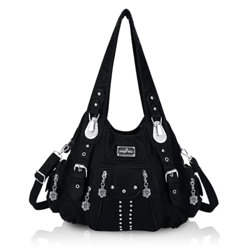Image of Angel Kiss Purses for Women Soft PU Leather Large Hobo Bags for Women Shoulder Bag | Soft