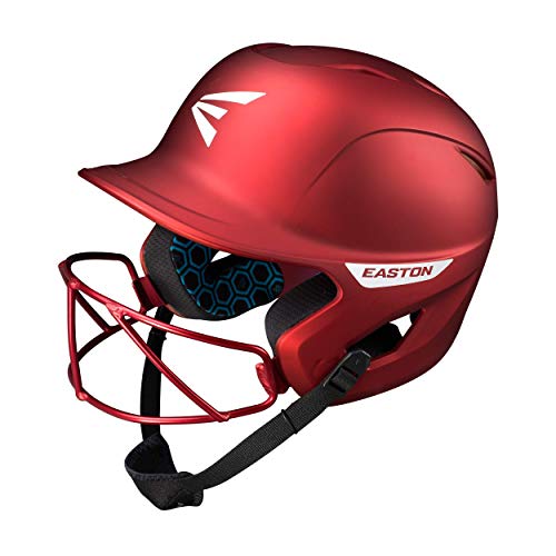 Easton Ghost Softball Batting Helmet, Matte Red, T-Ball/Small #TOP1