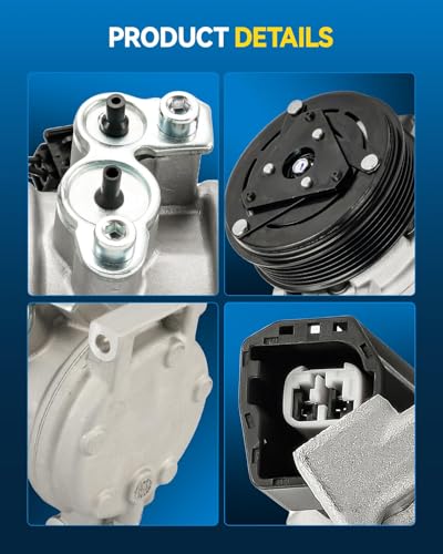 Image of PHILTOP 158313 NEW Air Conditioning AC Compressor with Clutch for GMC Acadia 2007-2012, Chevy Traverse 2009-2012, Buick Enclave 2008-2012, Saturn Outlook 2007-2010