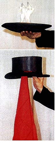 Chapeau de feu et tour de magie de feu à double effet surprenant