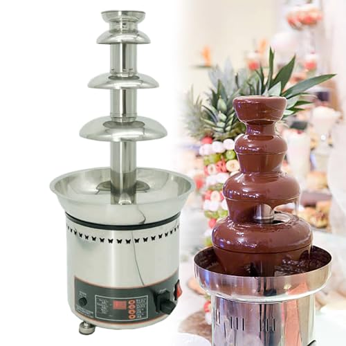 Fondue électrique à 4 niveaux pour cascade de chocolat de mariage