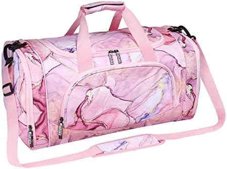 MOSISO Sports Duffel Gym Bag with Shoe Compartment for Men/Women Dance Travel Weekender Marble MO-MBH216 MOSISO Sports Duffel Gym Bag with Shoe Compartment for Men/Women Dance Travel Weekender Marble MO-MBH216