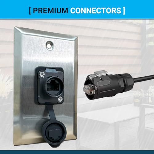 Prise Ethernet extérieure IP67 avec boîtier étanche RJ45 DIYTECH