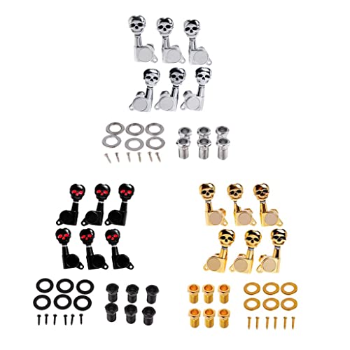 rockible Jeu eurs de Verrouillage de Cordes de Guitare Tuning Pegs Mécaniques 3R 3L, Doré - Les Beatles, Paul McCartney, John Lennon, RIngo Starr, George Harrison rockible Jeu eurs de Verrouillage de Cordes de Guitare Tuning Pegs Mécaniques 3R 3L, Doré – Image 6