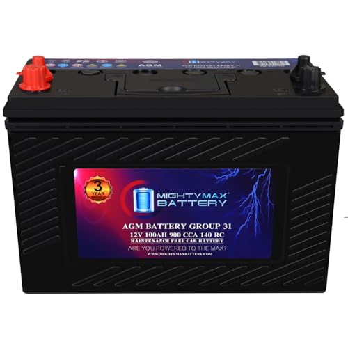 Mighty Max Battery MM-G31 Group Size 31 12V, 100Ah, 140RC,