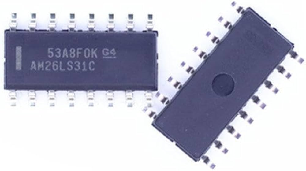 Lot De 10 Pièces Circuits Intégrés AM26LS31C / AM26LS31CDR - SOP-16, Neufs, Origine Chine