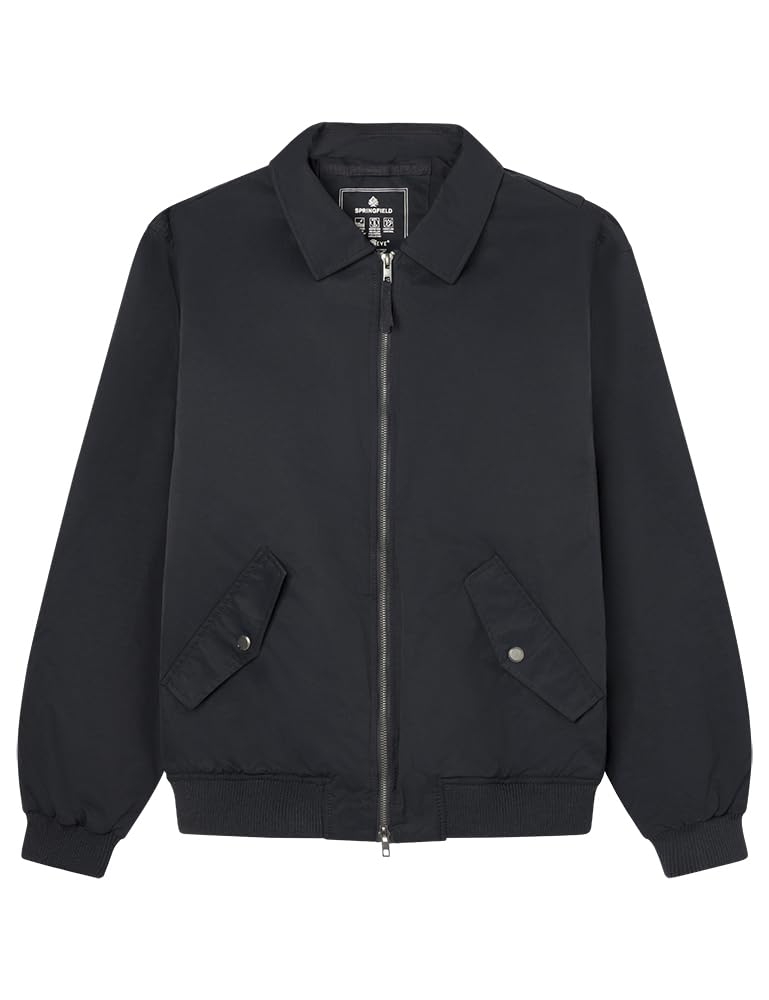 SPRINGFIELD Aviator Light Puffed Jacket With Shirt Collar. Chaqueta Ligera Hombre