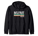 Vintage Belfast Irlanda Irlandés Sudadera con Capucha