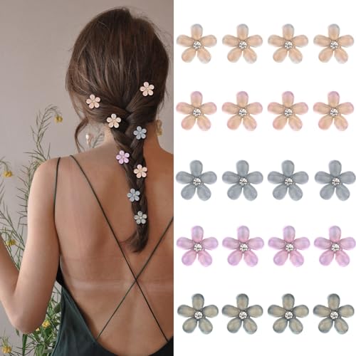 Mini pinces à cheveux fleur pour illuminer les coiffures quotidiennes des filles