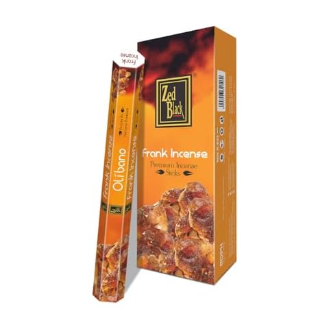 ZED BLACK Z007 Frank Incense Incense Sticks, 20 Sticks x 6 Packs Cover