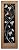 Frosted Glass Wine Door - Vineyard Grapes Unfurled - 1D Positive Clear - Grapes & Ivy - 30" x 84" - Book/Slab Door - Alder Knotty