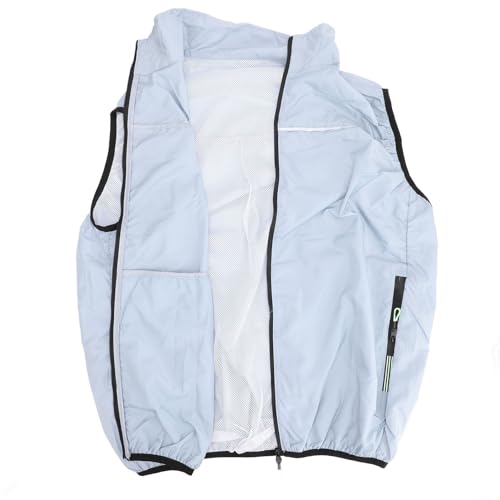 El mejor review de Aire Acondicionado para jardín los más recomendados. 37 Ropa de Aire Acondicionado, Amplia Aplicación, Cómodo Chaleco de Enfriamiento, 3 Velocidades Ajustables, Transpirable, Potente Ventilador, Resistente a los Rayos UV para