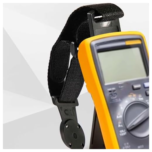 Magnetic Strap Kit, Hanging Loop Strap Magnet Hanger Kit Hanging Kit Accessories for Fluke Digital Multimeter (Black)