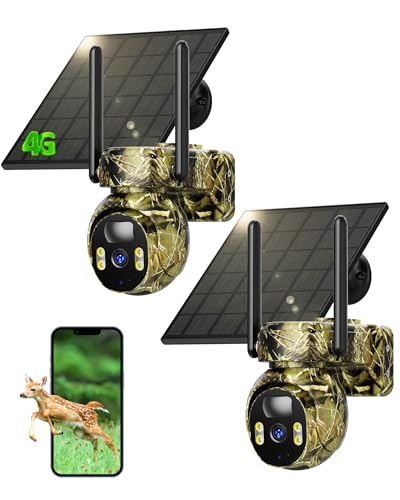 LIWAN 4G LTE Trail Cameras 2 Pack