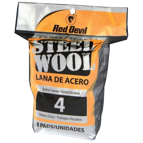 Image of Red Devil 0327 Steel Wool, 4 Extra Coarse (Pack of 8)