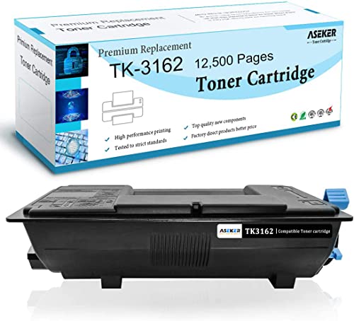 Toner TK3162 Kyocera noir 12500 pages rechange EcoSys P3045dn P3050dn P3055dn P3145dn M3145dn