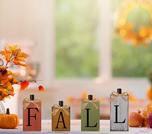 Fall Decorations for Home Thanksgiving Signs Wooden Table Sign Vintage Farmhouse Block Sign Harvest Fall Autumn Home Decor - Image 4