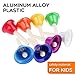 Alnicov Music Hand Bell Rhythm Band Beginners Play Hand Bells,8 Sound,8 Color Musical Bell for Senior,Teacher,Desk Bell Metal Hand Bells Set (one set of 8 notes)