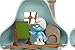 Smurfs The Lost Village Mushroom House Playset with Brainy Figure