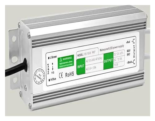 Transformateur LED 12V étanche IP67 anti-scintillement pour ampoule extérieur