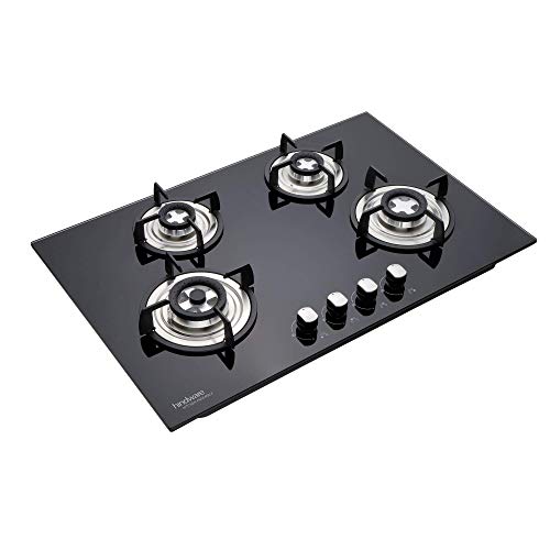 Hindware Verona 4 Burner Hob Cooktop, 80Cm, Black - Glass Ceramic - Image 4