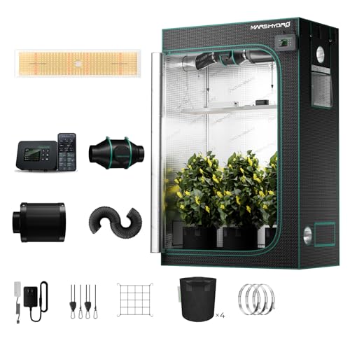 MARS HYDRO 2x4 Grow Tent Kit Complete System with...