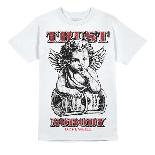 Image of DopeSkill Graphic Tee Streetwear Hip Hop Hypebeast Street Style Crew Neck Unisex T-Shirt Sneaker Colour Matching Shirts Angel