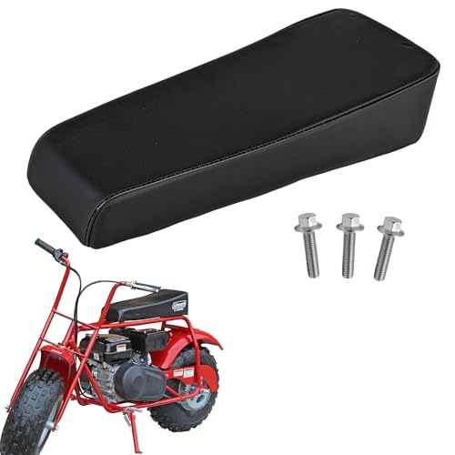 QYMOTO CT200U Seat Upgraded 19 Mini Bike Seat for Coleman CT200U Doodlebug DB30 200cc Powersports Seats DIY Minibike Seat Replacement Minibike Seat Cusion Pad Parts Accessories