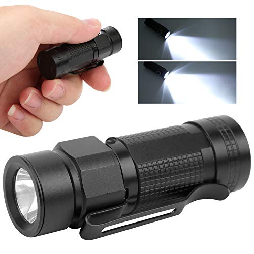 Mini LED Taschenlampe Wiederaufladbar – USB-C, Aluminium, 9 Cm, 79g, CR123A Kompatibel