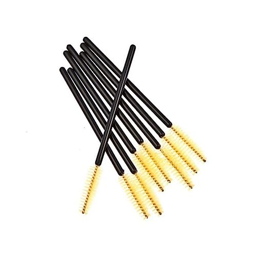 WOFASHPURET 50pcs Multicolor Disposable Mascara Wands for Eyelash Makeup Application Versatile Cleaning Brush for Hummingbird Feeders Bottles and More