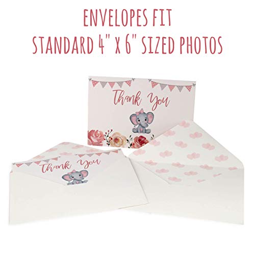 Vns Creations 50 Baby Shower Thank You Cards With Envelopes thumb #6