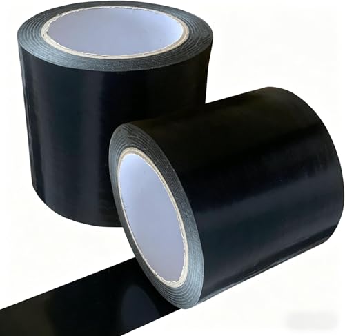 Wrestling Mat Tape, 2 Rolls 4 Inch x 108.2 Ft Heavy Duty 7 Mil PVC Carpet Seam Tape, Strong Adhesive Waterproof Seaming Cover Tape for Wrestling Grappling Exercise Gym Floor Mat Splicing