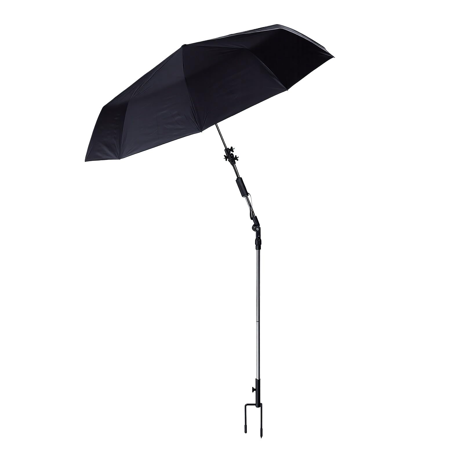 AMONIDA Parasol Plażowy Przenośny Parasol Przeciwsłoneczny z Włókna Szklanego do Biwakowania na Plaży i Wypraw Wędkarskich, z Tkaniny 190T
