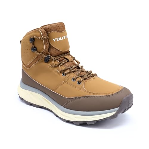Chaussures de Randonnée Homme Haute Bottes de Trekking Respirantes YOUTHUP