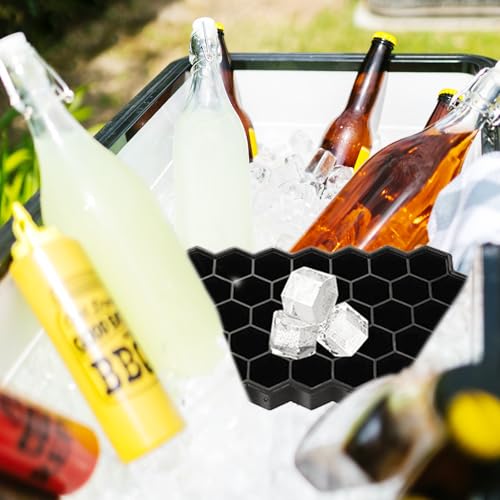 Set de moldes para hielo de silicona flexible miniatura 4