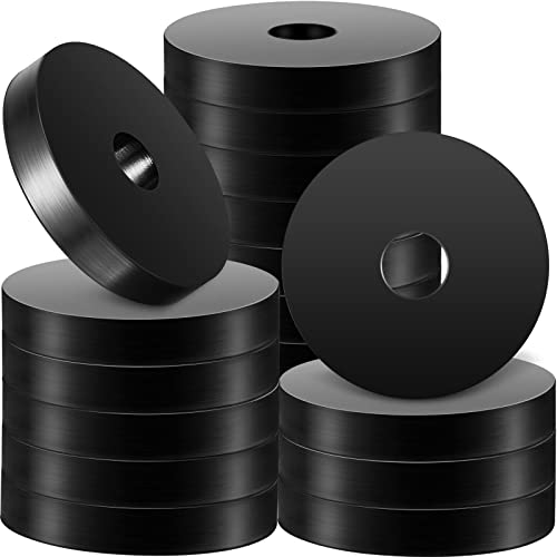 20 Pcs 1 1/2 OD x 3/8 ID x 1/4 Inch Thickness Rubber Spacer Flat Rubber Bushings Neoprene Washers for Screws Bolts Faucet Household Appliances by Fabbay - Used condition - US$12.01