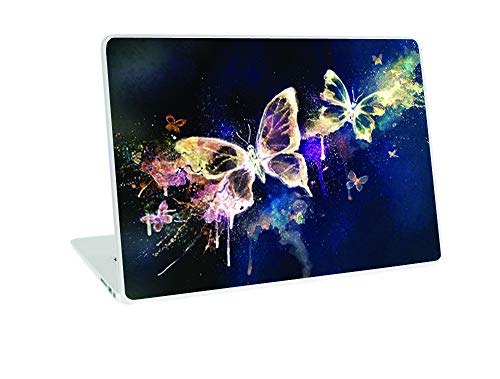 Image of GalaxsiaTM Butterfly D16 Vinyl Laptop Skin /Sticker /Cover /Decal Compatible for Any 13 inch-13.3 inch Inches Laptop (Hp /Dell /Sony /Acer /Lenovo /Asus. Etc) Or Notebook.