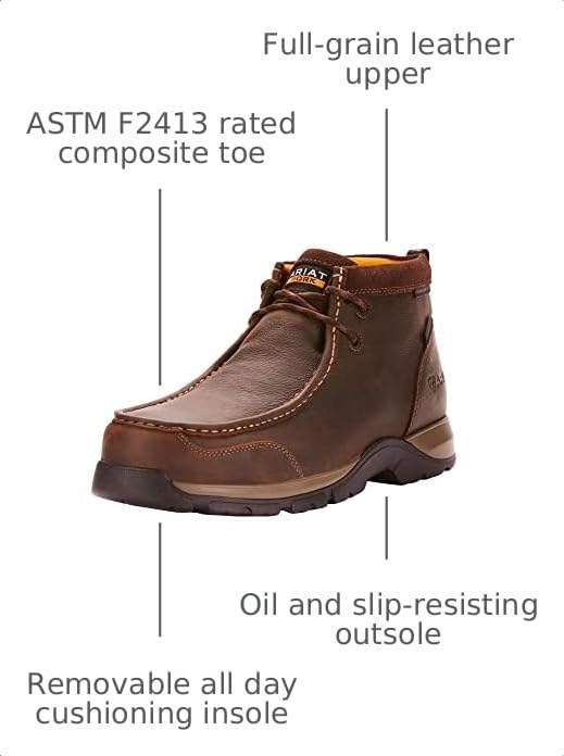 Image of ARIAT Mens Edge LTE Moc Composite Toe