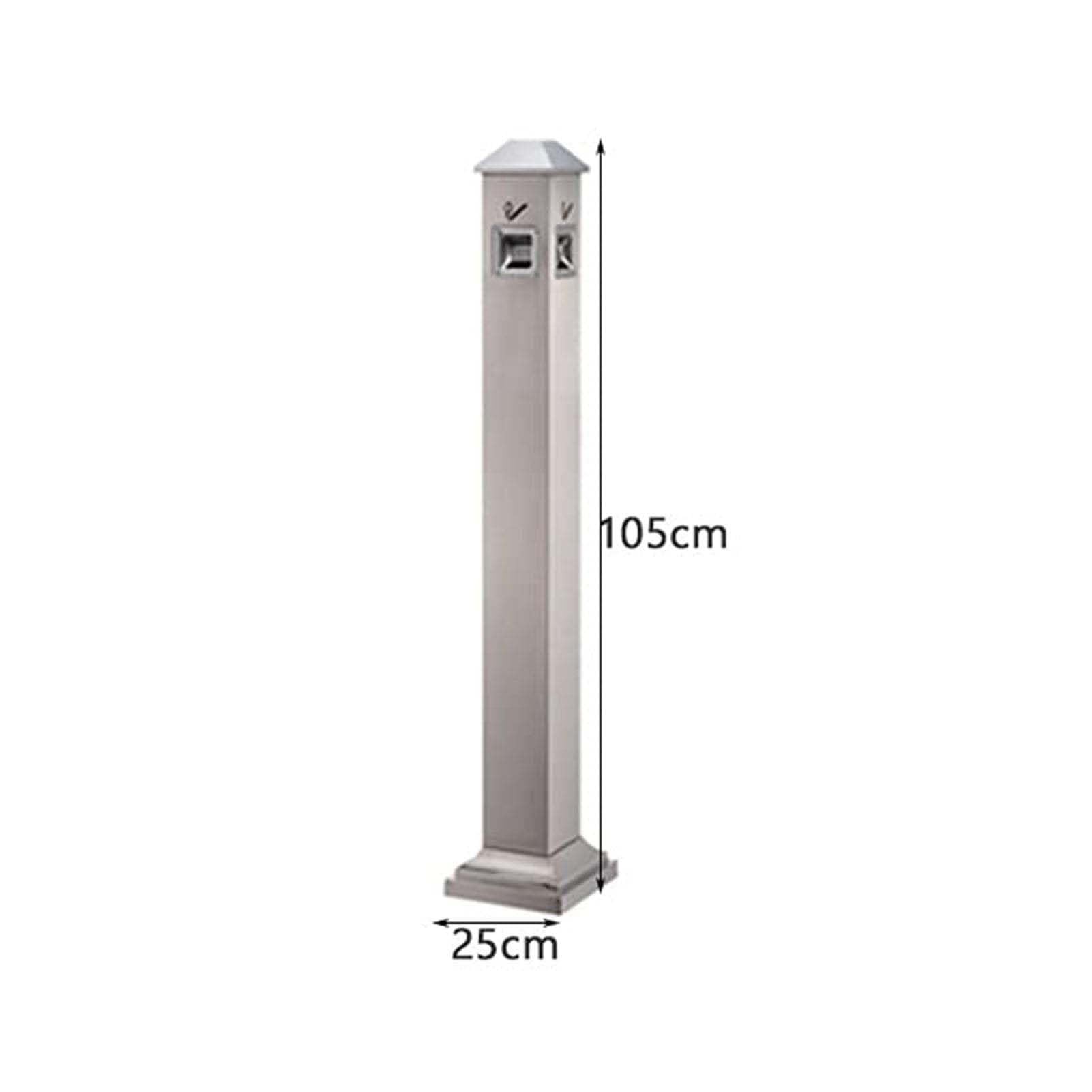 Posacenere da esterno, antivento, grande e alto, porta sigarette, per patio di casa, smaltimento durevole per fumatori