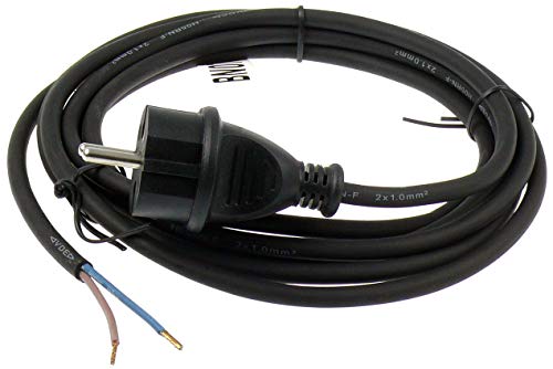 Preisvergleich Produktbild Bohremaschinen - Leitung H05RN-F 2x1,0 schwarz 5m