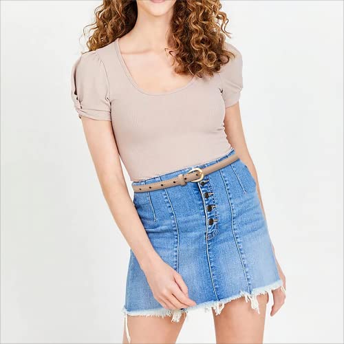 Leather Belts for Women Skinny Thin Waist Belts for Jeans Pants Dresses4