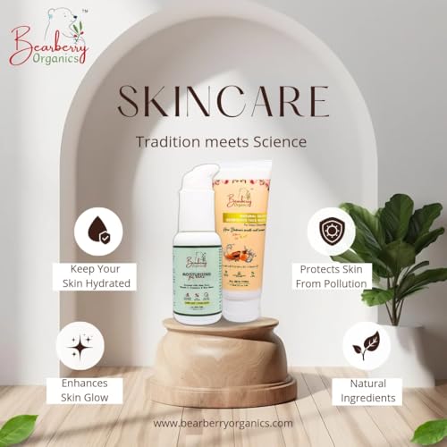 Image of Skincare Set Combo - Moisturising Gel Cream & Natural Glow Face Wash for All Skin Types - Hydrating, Brightening & Daily Care