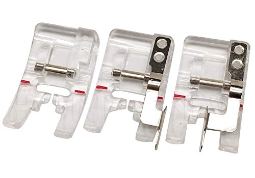 Kit de 3 Pies Prensatelas Transparentes HONEYSEW