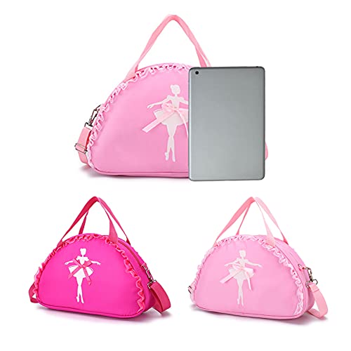 besbomig Ballet Dans Schoudertas Kinderen Nylon Crossbody Tassen met Verstelbare Bandjes Ballet Schoenen Latin Dance… - Image 5