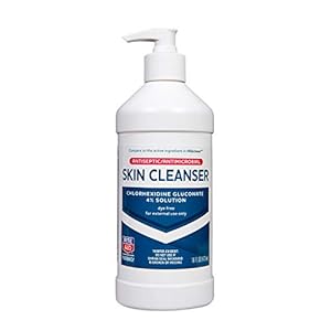 Rite Aid Antiseptic Skin Cleanser, Chlorhexidine Gluconate – 16 oz | Antiseptic Antimicrobial Wash | Antibacterial Soap | Wound Care Products