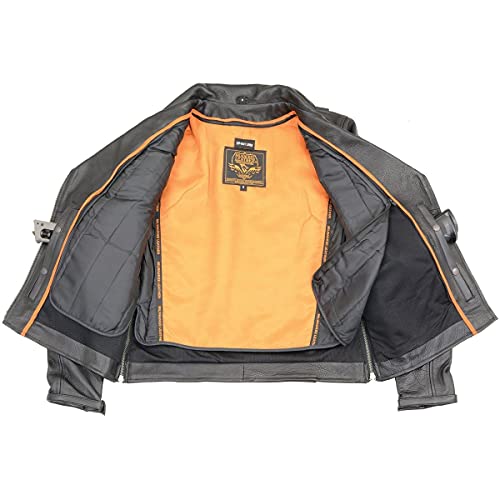 Image of Milwaukee Leather Women's Classic Premium Leather Motorcycle MC Style Riding Jacket