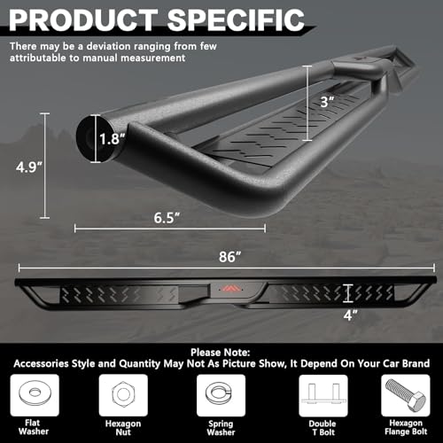 Estribos Perfit Liner para Crew Cab Chevy Silverado 2019-2026 miniatura 3