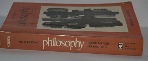 Introducing Philosophy: Problems and Perspectives 0155415581 Book Cover